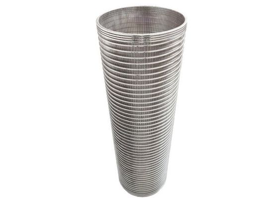 0.6mm Slot ID200mm H600mm Carbon Water Filter Cartridge For Dewatering Machine