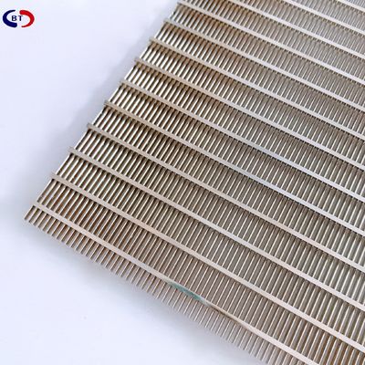 Ss304 Material V Shaped Wedge Wire Filter Koi Pond Sieve Bend