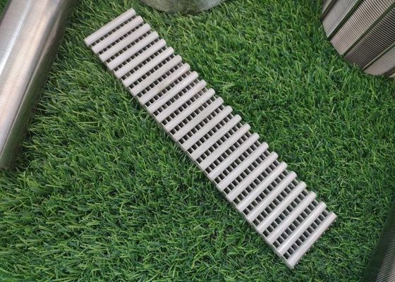 Stianless Steel 304 Round Support Wire 3x5mm Wedge Wire Screen Plate